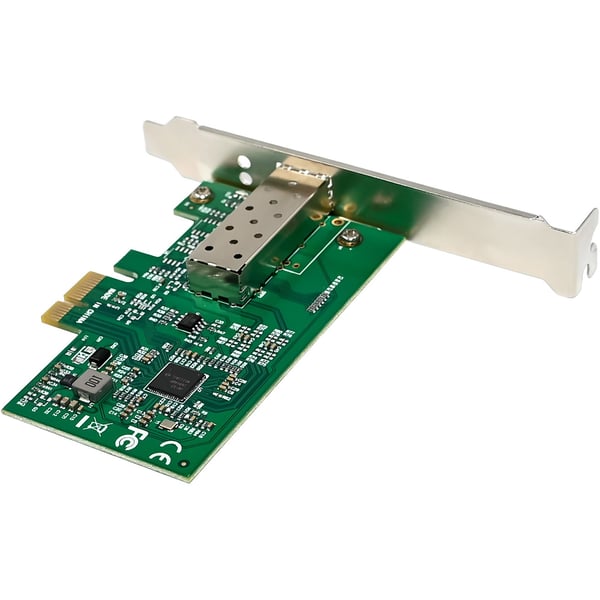 InLine Gigabit-nettverkskort 1x SFP fiber 1Gb/s PCIe x1 inkl. LP-sporbrakett (51125N)