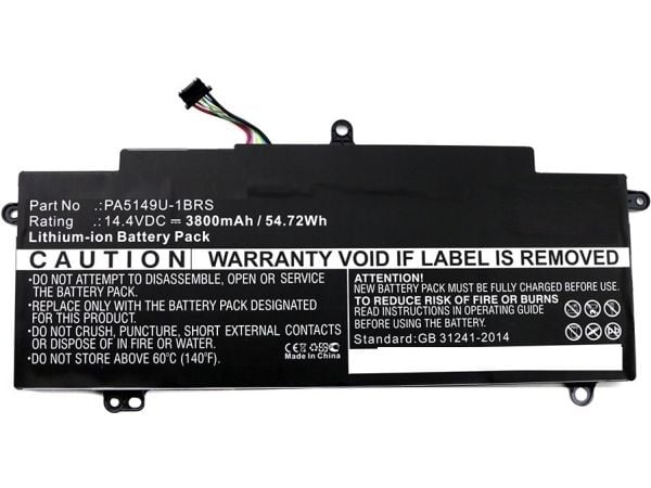 CoreParts - Batteri til bærbar PC - litiumion - 3800 mAh - 54.7 Wh - svart - for Dynabook Toshiba Tecra Z40
