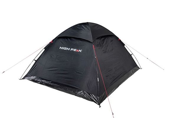 High Peak Monodome XL, Kupoliteltta, 4 henkilö(t), Ilmanvaihto, Vedenkestävät saumat, Musta