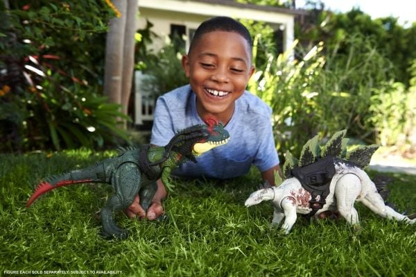 Jurassic World Stegosaurus Mega Action, 4 vuosi/vuosia, Monivärinen, Muovi
