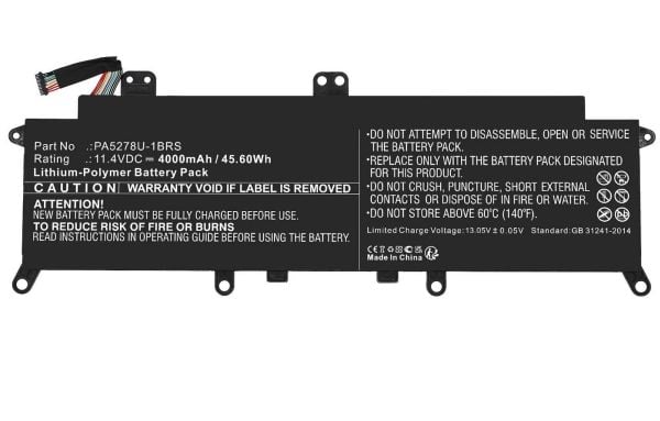 CoreParts - Batteri til bærbar PC (tilsvarer: Toshiba PA5278U-1BRS) - 11.4V - litiumpolymer - 4000 mAh - 45.6 Wh