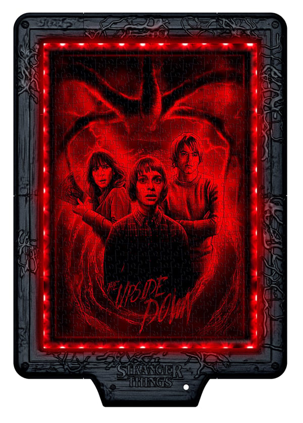 Clementoni Puslespil Stranger Things - The Upside Down - Metamorphic art collection 520 brikker