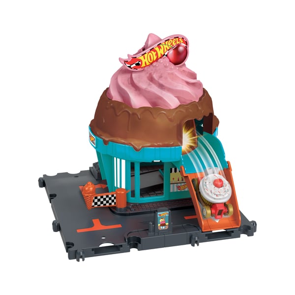Hot Wheels HTN77 lekset City Downtown Ice Cream Swirl, 1 leksaksbil, från 3 år