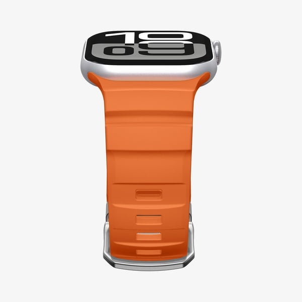 Spigen WBS2, Band, Smartwatch, Orange, Apple, Apple Watch 10/11 (46mm), Silikon