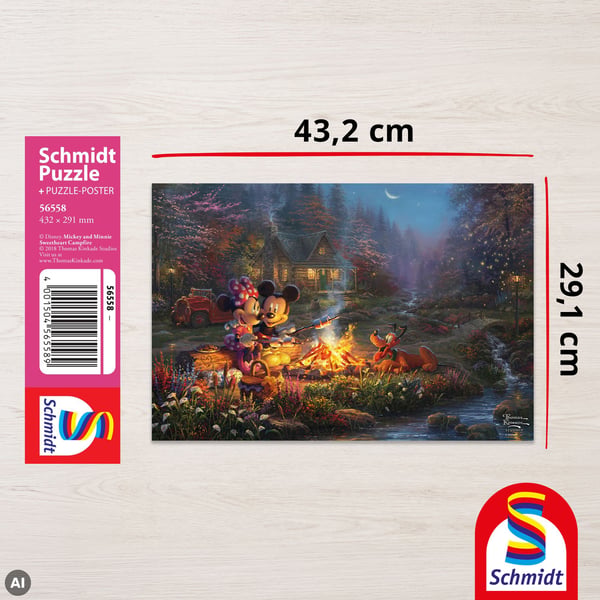 Schmidt Spiele 56558, 200 stk, Tegnefilm, 8 År