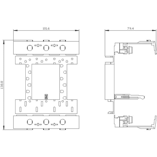 Siemens 3VA9114-0KP10 Tehopistokkeen lisävaruste, 1 kpl