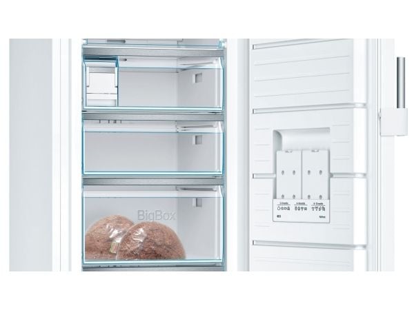 Bosch Serie 6 GSN51EWDV, 290 l, 22 kg/24t, 38 dB, Frostfritt system, D, Hvit