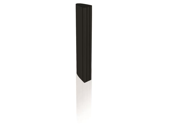 B-TECH System X BT8380 - Monteringskomponent (vertikal søyle) - aluminium - svart