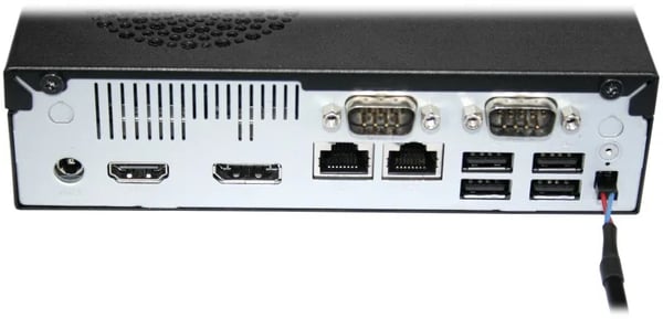 Shuttle CXP01 - Ekstern trykknappbryterkabel - svart - 2 m - for XPC cube SH570; XPC slim DH470, DH610, DH670, DL3000, DS20, DS50, XH410, XH610