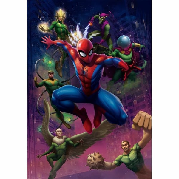 Clementoni puslespill HQC Spider-Man (illustrert), 1000 brikker