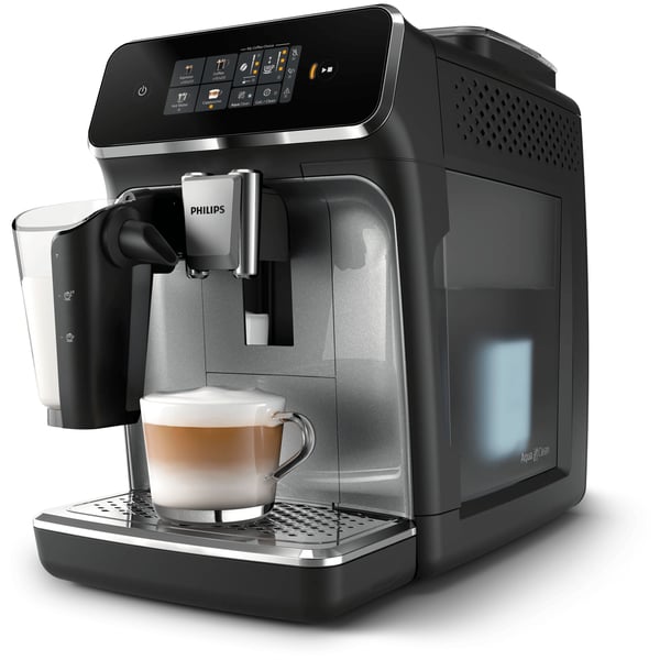 Philips Series 2300 EP2339 - Automatisk kaffemaskin med cappuccinatore - 15 bar - black panthera/chrome