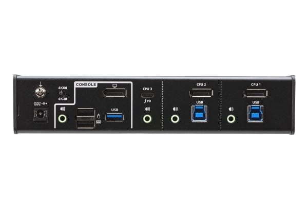 ATEN CS1953 - KVM / lyd / USB-svitsj - 3 x KVM/lyd/USB - 2 lokalbrukere - stasjonær