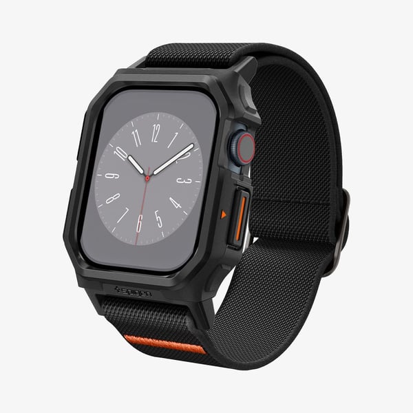 Spigen Lite Fit Pro, Boks, SmartWatch, Sort, Apple, Apple Watch (42mm), Polyester, Termoplastisk polyuretan (TPU)