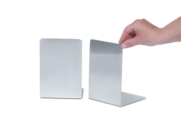 MAUL 3527708, Silver, Aluminium, 1,2 mm, Glansigt, 120 x 120 x 175 mm, 2 styck
