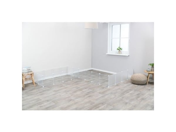 Trixie Indoor enclosure, metal/plastic, 140 × 35 × 70 cm, white