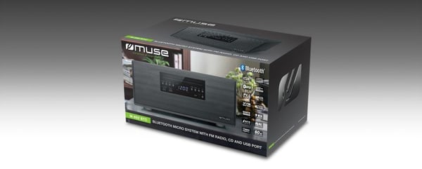 Muse M-692 BTC mikroanlegg 60 W Bluetooth, svart