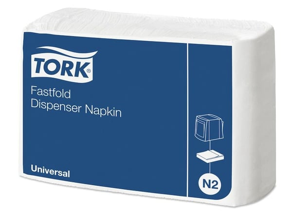 Serviettiliina Tork N2 Compact Fold Valkoinen,36 kpl x 300 kpl/krt
