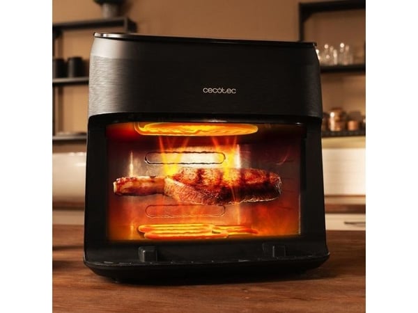 Cecotec Cecofry&Grill Smokin'' 8500, Varmluftsfrityr, 8,5 l, 40 °C, 200 °C, Single/enkelt, Svart, Brun