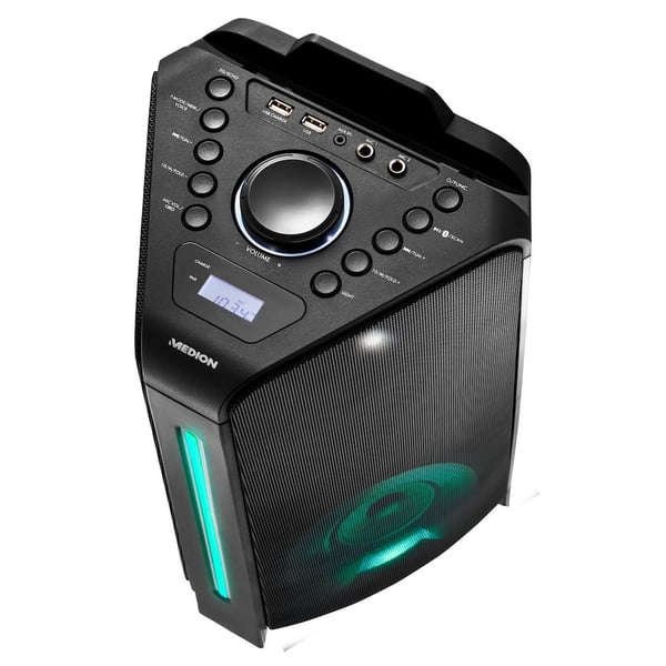 MEDION LIFE P61552, 44 W, 440 W, Langallinen & langaton, 10 m, USB A-tyyppi, Kannettava stereokaiutin