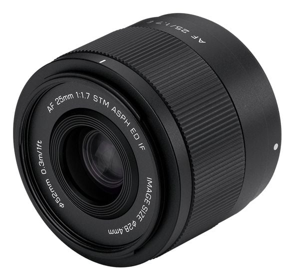 VILTROX AF 25mm F1.7 AIR-objektiv, Sony E-fatning
