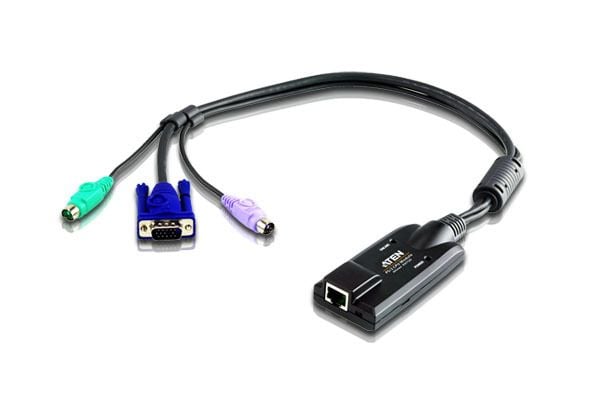 ATEN KA7120-AX, PS/2, PS/2, VGA, Monivärinen, RJ-45, 1 x RJ-45