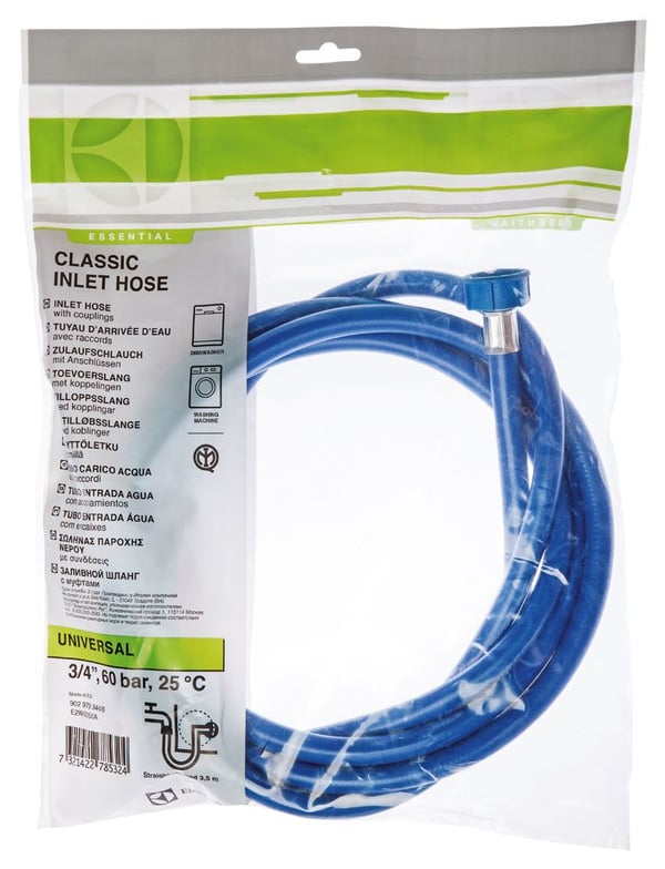 Electrolux 9029793446, Innløpsslange, Electrolux, 1 stykker, 70 mm, 430 mm, 3500 mm
