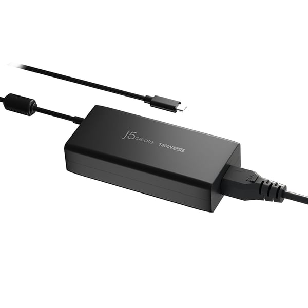 j5create JUP17140-EN - USB-C-strømadapter - PD 3.1 - 140 watt - Europa - svart