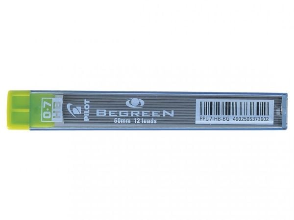 Pilot Begreen blyertspenna, 0,7 mm, HB, grafit, 12-pack
