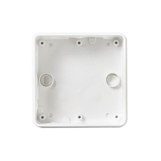 ABB AP9, Muovi, Valkoinen, IP65, Ruuvit, 86 mm, 39 mm