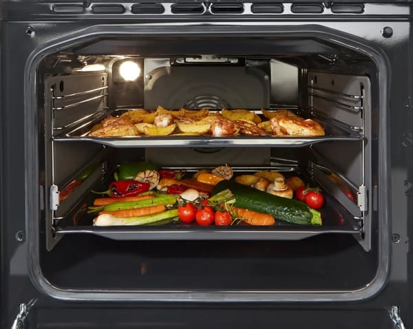 Gorenje GECS6C70WPA komfyr 71 l frittstående glasskeramisk koketopp, hvit