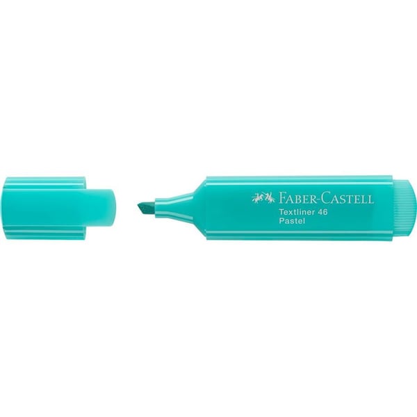 Faber-Castell Textliner, 1 styck, Turkos, Diverse, Turkos, Plast, Rektangel