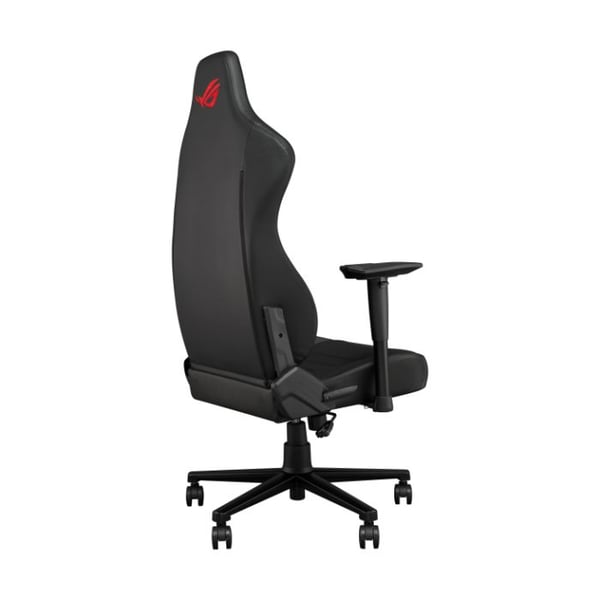 ASUS Aethon SL201, PC-pelituoli, pehmustettu istuin, Pehmustettu selkänoja, Kilpa-ajo, Musta, Musta