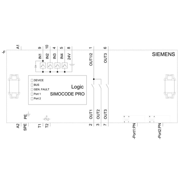 Siemens 3UF7011-1AB00-0, 52,5 mm, 133 mm, 133 mm, 318 g, 1 styck