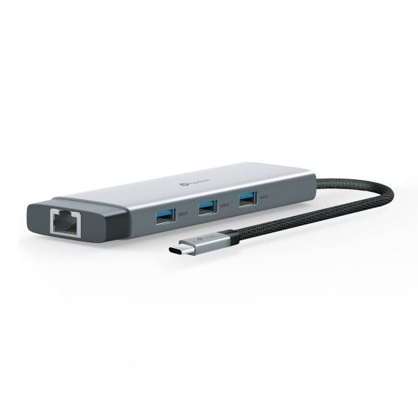 TP-Link UH9120C, USB 3.2 Gen 1 (3.1 Gen 1) Type-C, HDMI, RJ-45, USB 3.2 Gen 1 (3.1 Gen 1) Type-A, USB 3.2 Gen 1 (3.1 Gen 1) Type-C, MicroSD (TransF...