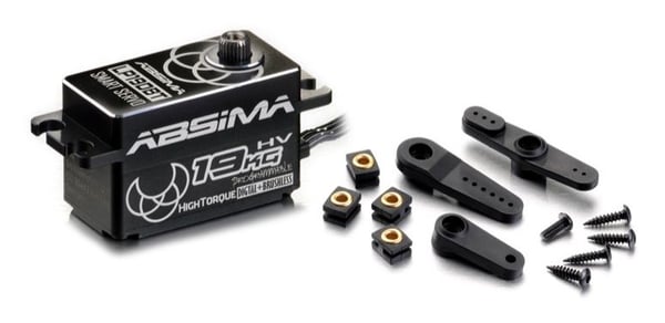 Absima 2030107, Servo, Svart