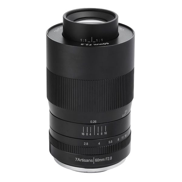 7Artisans 60mm f/2.8 APS-C, Makroobjektiv, 8/7, Canon RF