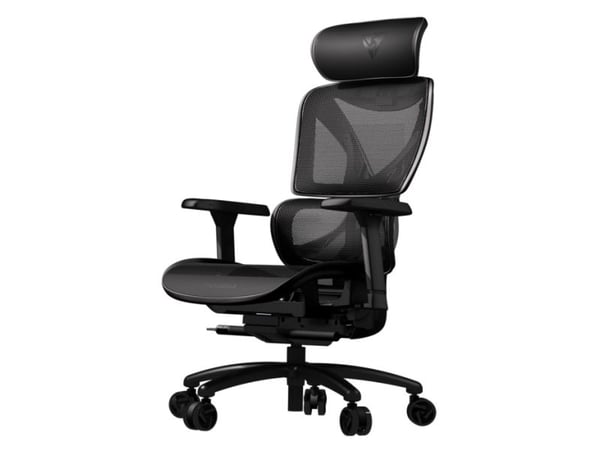 ThunderX3 XTC-Mesh gamingstol maks. 125 kg, 3D-armlener, svart