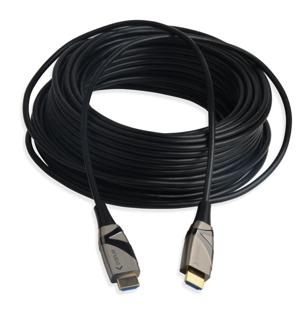 TECHly - HDMI-kabel med Ethernet - HDMI hann til HDMI hann - 20 m - svart - 4K-støtte