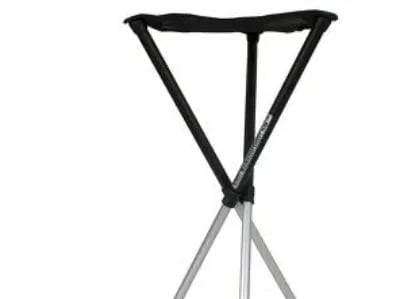 Walkstool Comfort XXXL hopfällbar stol svart/silver 63549, max belastning 250 kg
