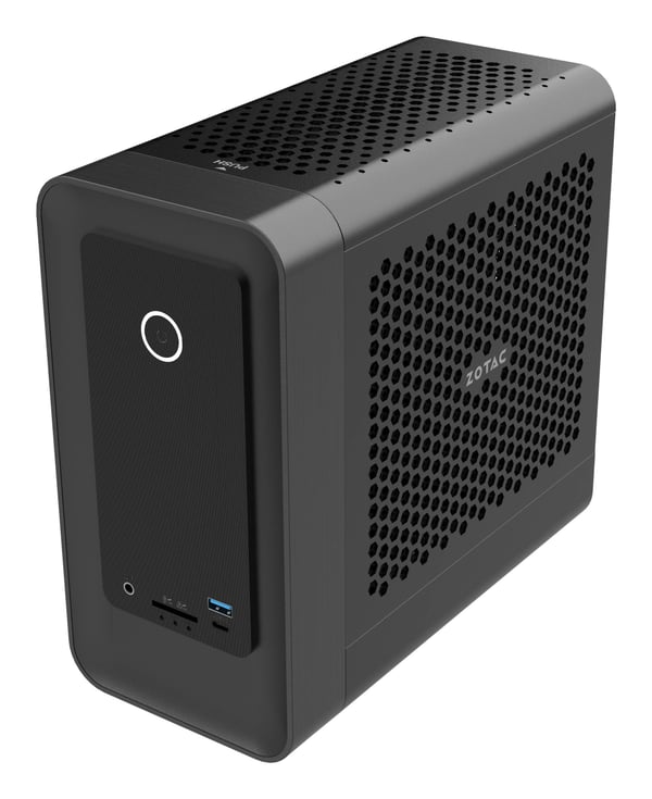ZOTAC ZBOX MAGNUS ONE EU27506TC - Barebone - mini-PC 1 x Core Ultra 7 265 / inntil 5.3 GHz - RAM 0 GB - GeForce RTX 5060 Ti - Bluetooth 5.4, IEEE 8...