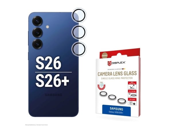 Displex 02244, Samsung, Galaxy S26/S26+, Pölynkestävä, Iskunkestävä, Naarmuuntumisenkestävä, 1 kpl