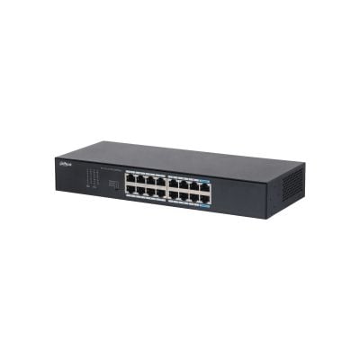 Dahua Technology S3016-16GT, Uhåndtert, L2, Gigabit Ethernet (10/100/1000), Rack-montering, Skrivebords-/veggmontering