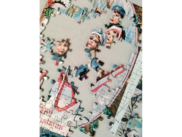 Tactic Puzzle Lovers Vintage Christmas Cards 1000 pcs puzzle