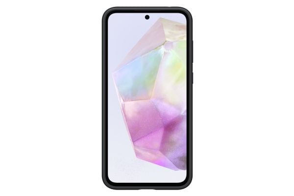 Samsung EF-OA356 - Baksidedeksel for mobiltelefon - termoplast-polyuretan (TPU) - svart - for Galaxy A35