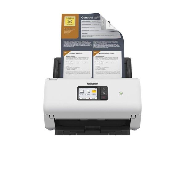 Brother ADS-4550W, 600 x 600 dpi, 48 Bit, 24 Bit, 8 Bit, 35 sider pr. minut, 35 sider pr. minut