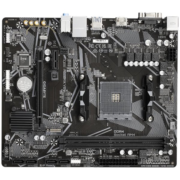 GIGABYTE A520M K V2 hovedkort AMD A520 AM4 micro ATX DDR4