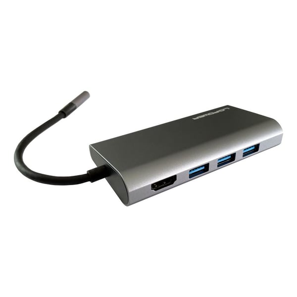 LC Power LC-HUB-C-MULTI-5 - Dokkingstasjon - USB-C - HDMI - 1GbE