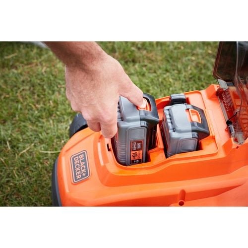 Black & Decker BCMW33184L2, Työnnettävä ruohonleikkuri, 400 m², 33 cm, 2,5 cm, 6,5 cm, 35 L