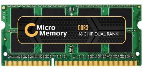 CoreParts - DDR3 - modul - 4 GB - SO DIMM 204-pin - 1066 MHz / PC3-8500 - ikke-bufret - ikke-ECC
