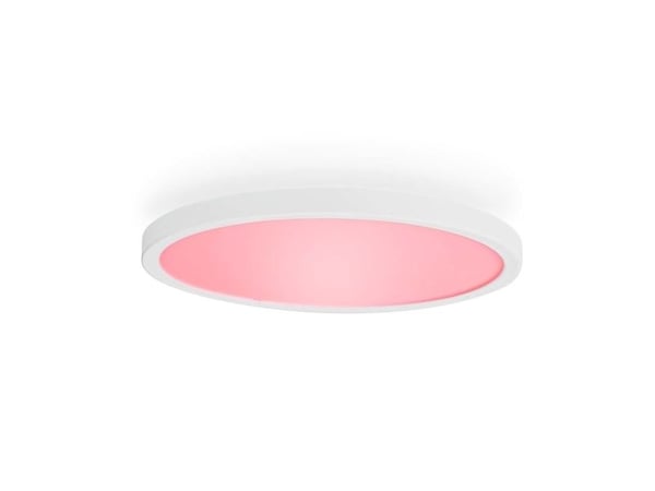 Nedis SmartLife - Innertakslampa - LED - 18 W (motsvarande 60 W) - klass F - RGB/varmt till kallt vitt ljus - 2700-6500 K - rund - vit